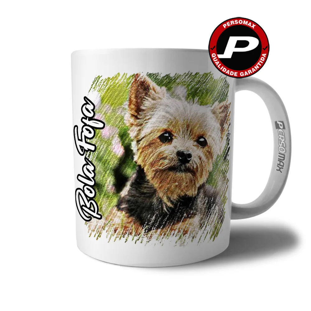 Caneca Personalizada com Caricatura Digital, Foto e Nome – Presente Ideal para Pai, Mãe, Irmão, Irmã, Casal, Amigos, Tia, Avó e Avô