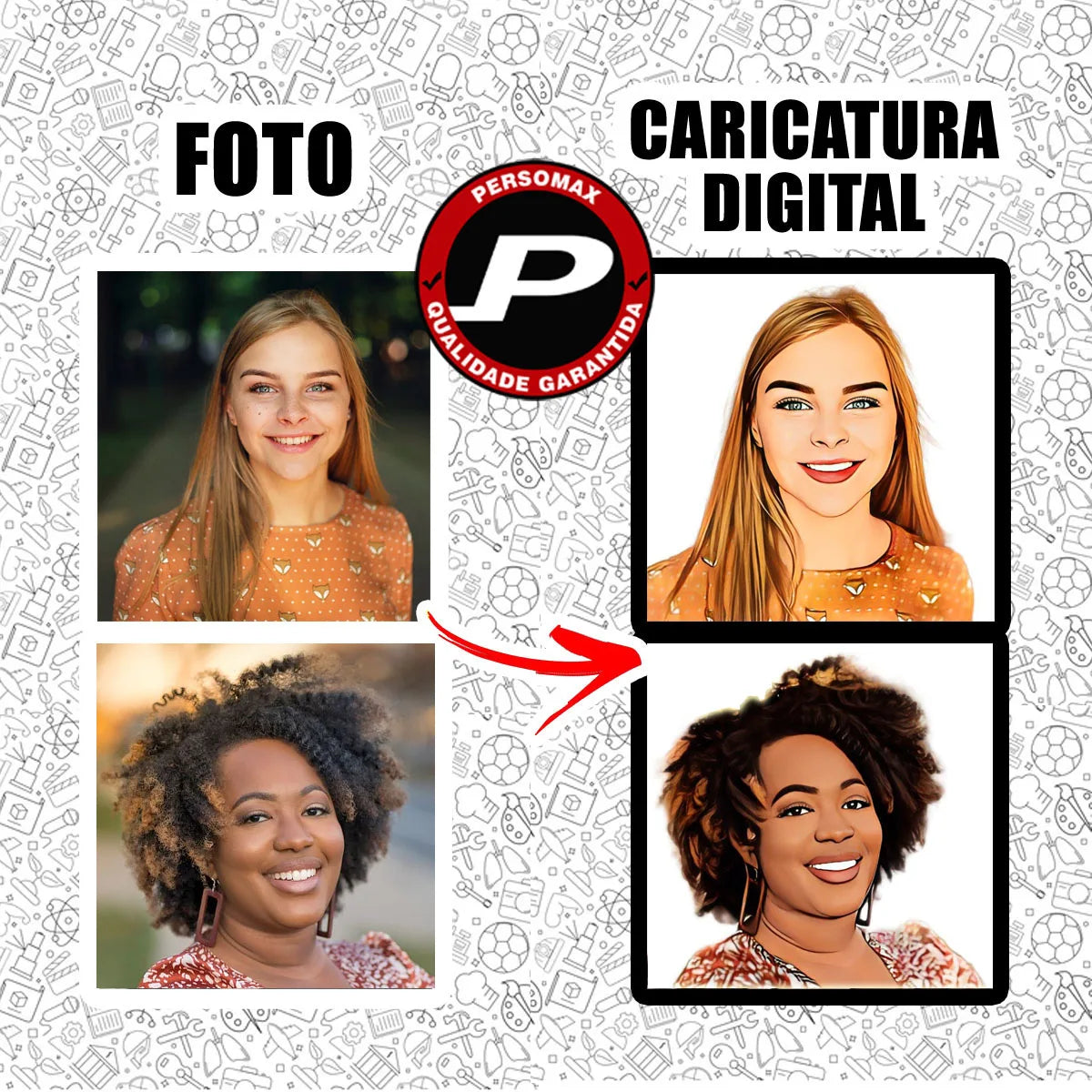 Caneca "Mãe, Você é a Melhor" – Personalizada com Caricatura e Foto – Presente de Feliz Dia das Mães