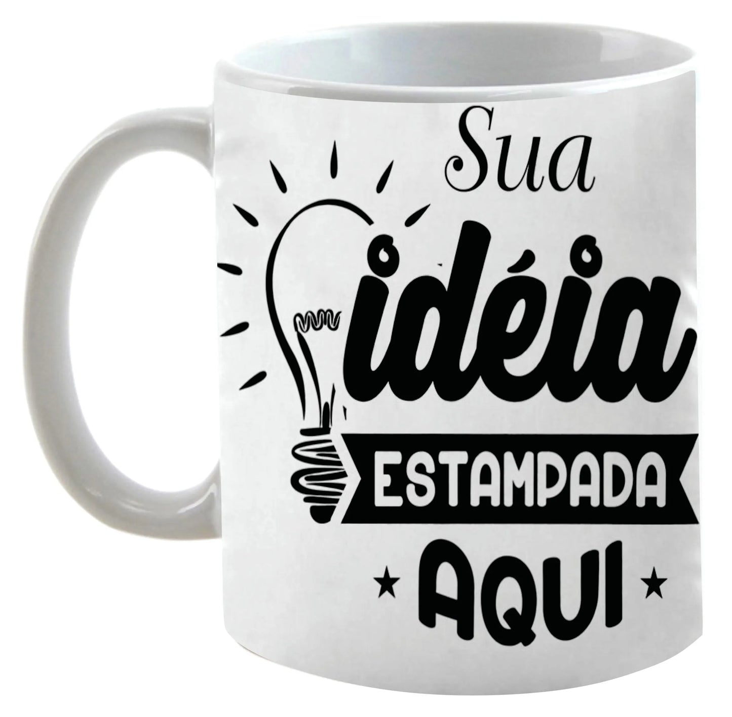 Caneca Personalizada de Porcelana - Crie do Seu Jeito