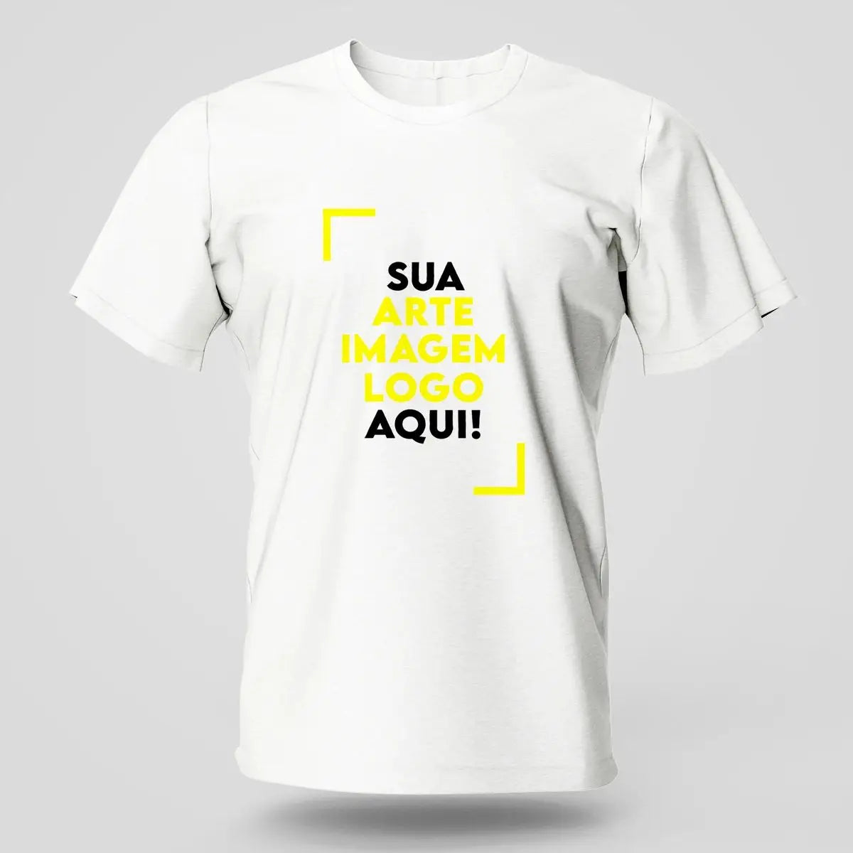 Camiseta Masculina Personalizada com Seu Logotipo - 100% Algodão com Estampa