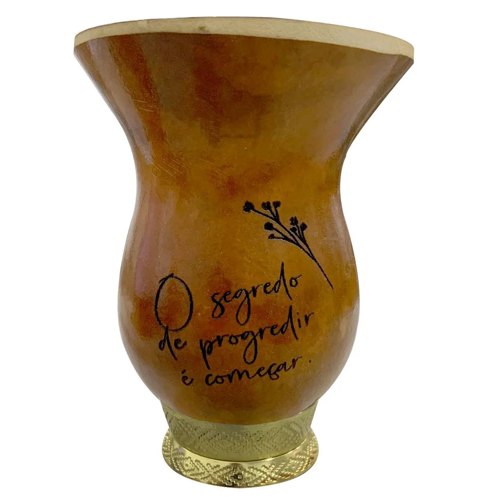 Cuia Personalizada para Chimarrão - Porongo com Gravação