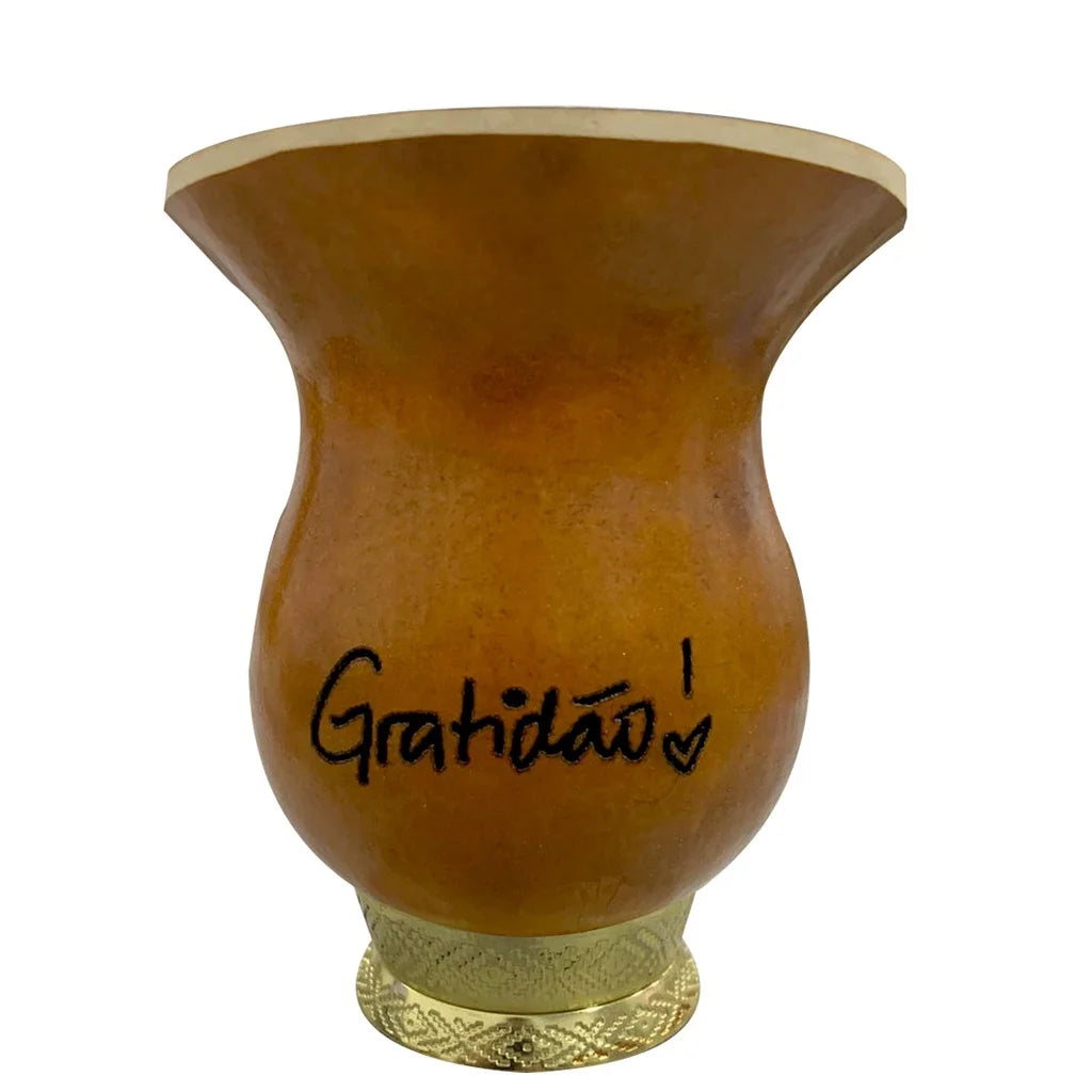 Cuia Personalizada para Chimarrão - Porongo com Gravação