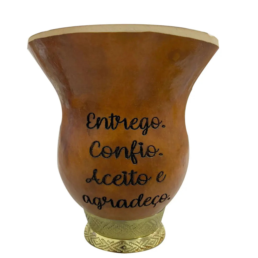 Cuia Personalizada para Chimarrão - Porongo com Gravação