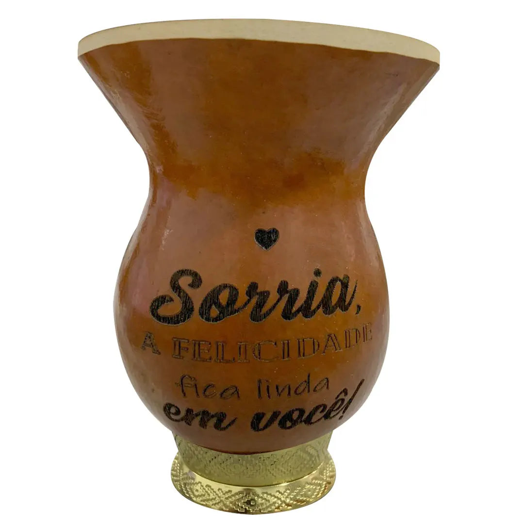 Cuia Personalizada para Chimarrão - Porongo com Gravação