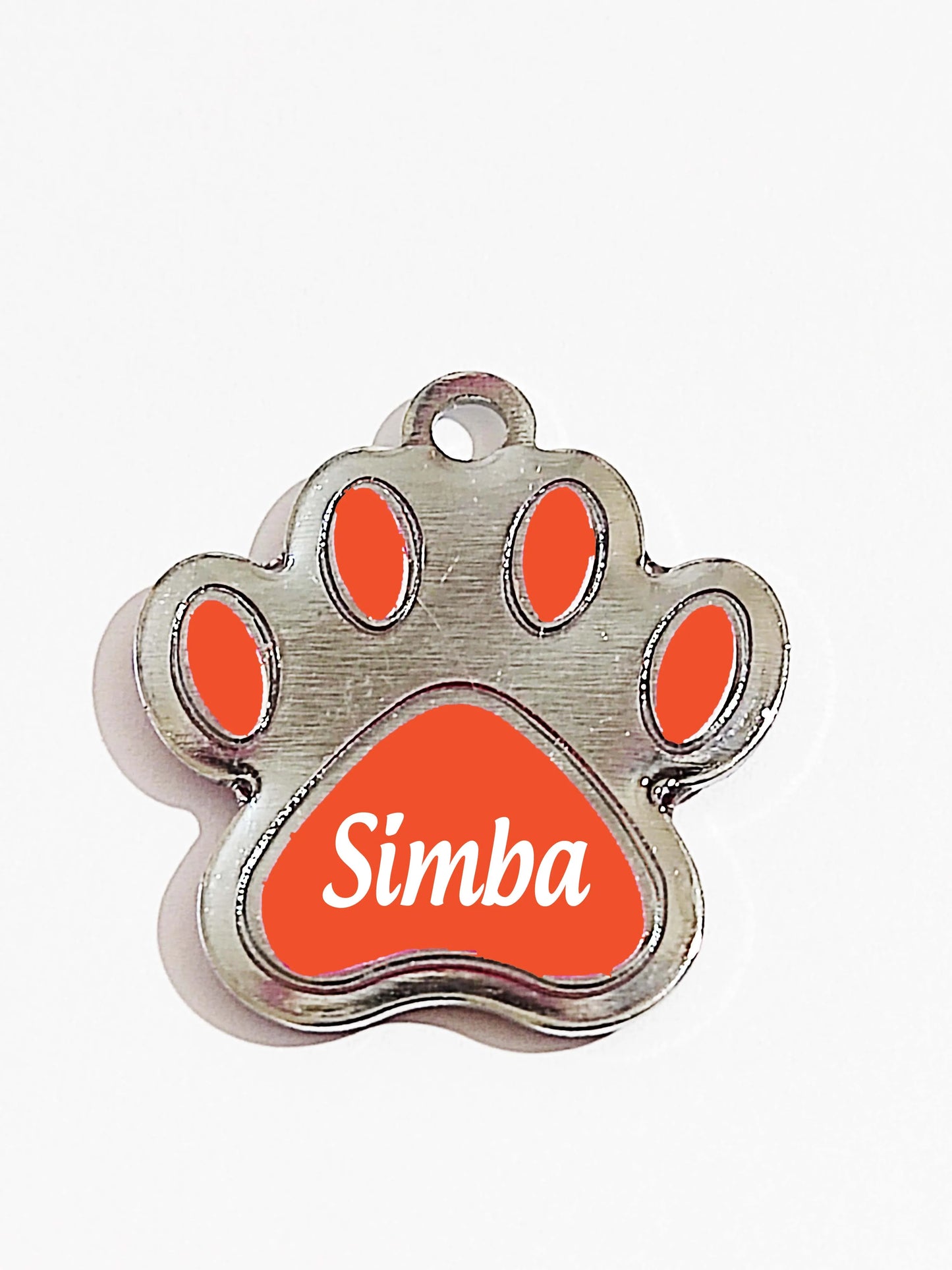 Placa de Identificação Personalizada com Nome do Pet e Telefone - Medalha para Coleira