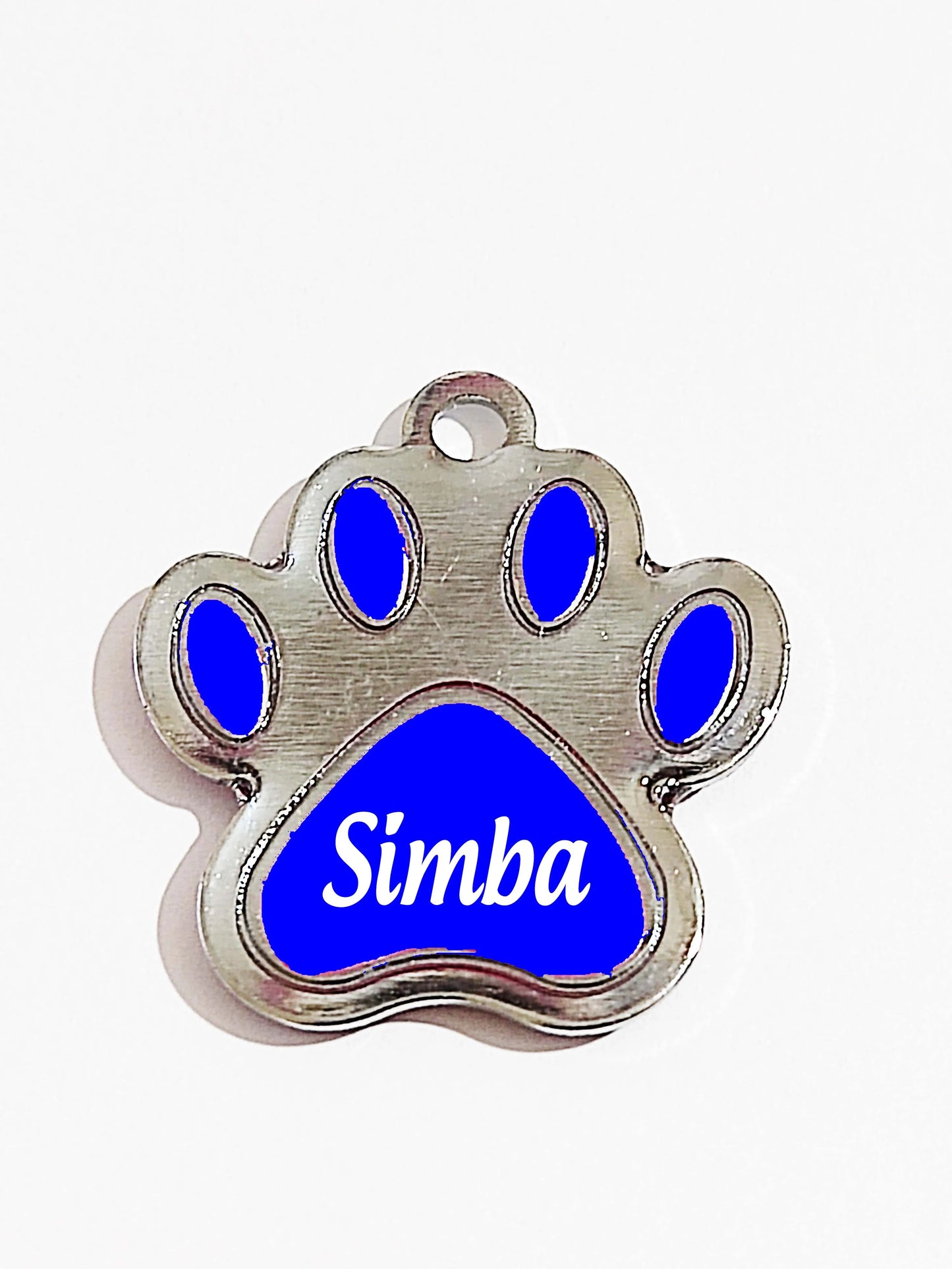 Placa de Identificação Personalizada com Nome do Pet e Telefone - Medalha para Coleira