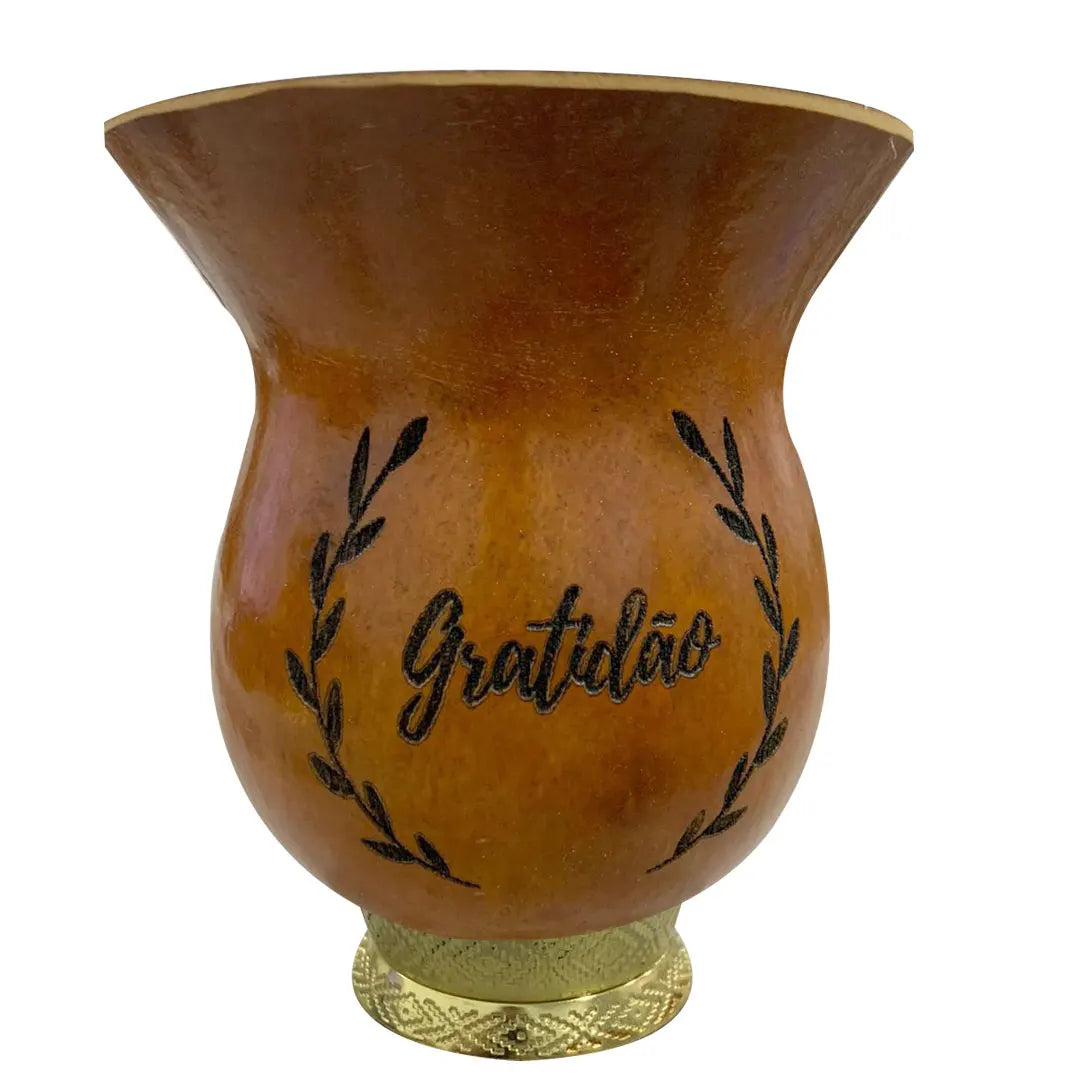 Cuia Personalizada para Chimarrão - Porongo com Gravação