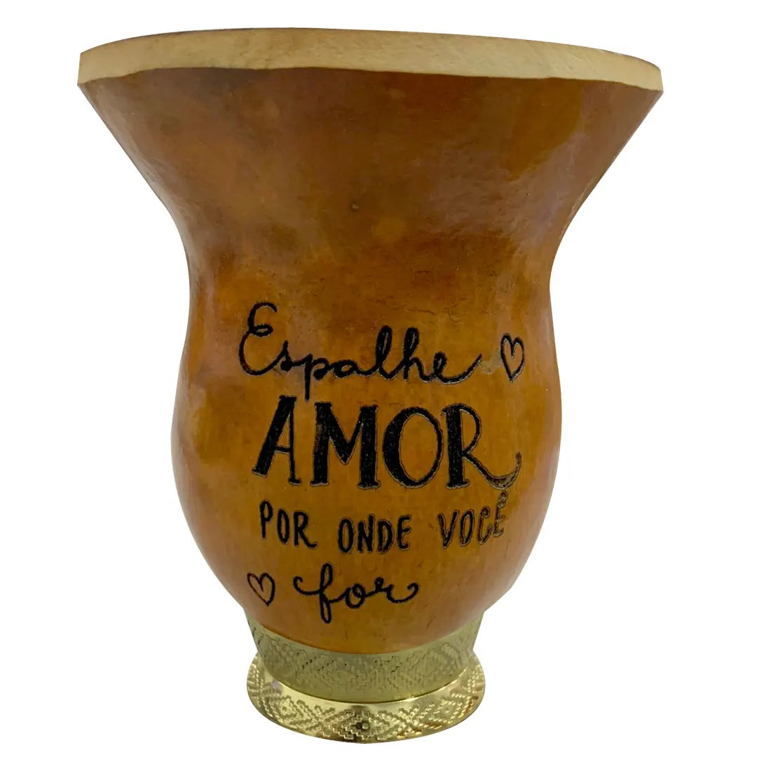 Cuia Personalizada para Chimarrão - Porongo com Gravação