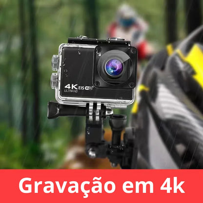 Câmera Filmadora Sport 4k Ultra Hd de Ação WiFi  Capacete Bike Esportes Impermeavel Resistente - ENVIO RAPIDO PARA TODO O BRASIL