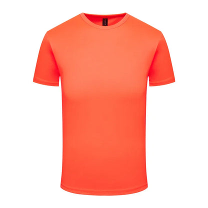 Men's Quick-Drying Short-Sleeved Gym Running Moisture-Wicking Round Neck T-Shirt Custom Printed/Embroidered With Logo Pattern