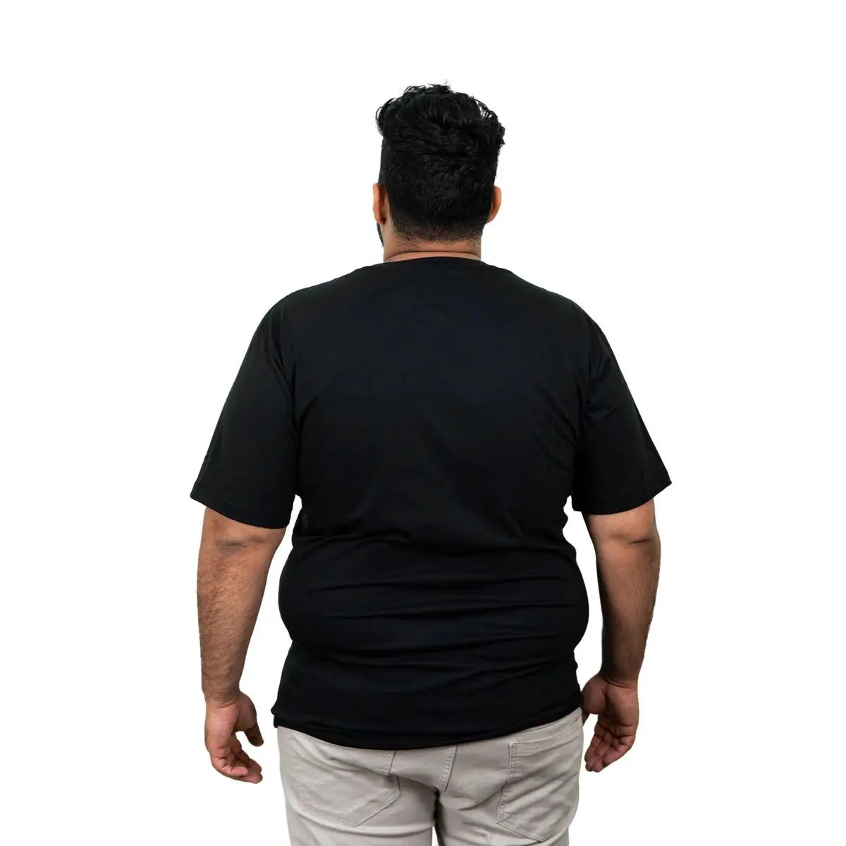 Camiseta Masculina Plus Size Personalizável - 100% Algodão Premium