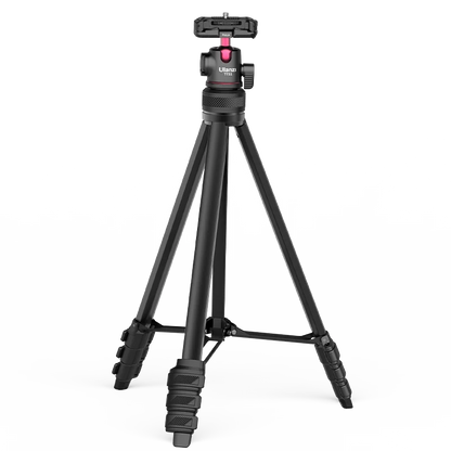 Ulanzi TT51 Aluminium Alloy Portable Tripod with 360 Rotation Ballhead Phone Clamp Lightweight Tripod for Phone Camera Vlog