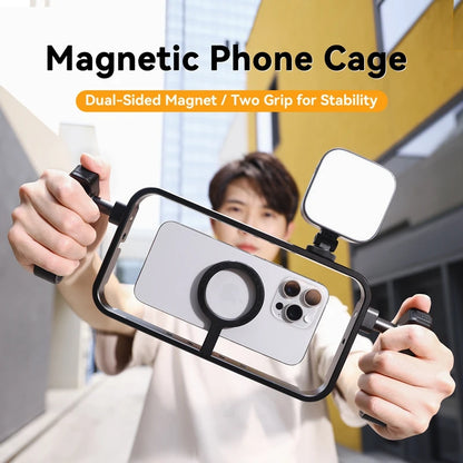 Gaiola Magnética para Smartphone Ulanzi MG-001 com MagSafe para iPhone Séries 16, 15, 14, 13, 12 e Acessórios de Fotografia para Telefones Android