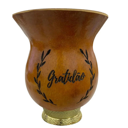 Cuia Personalizada para Chimarrão - Porongo com Gravação